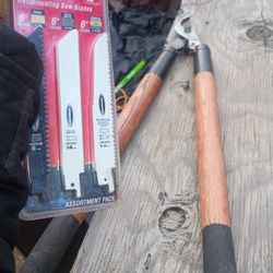 Brand New Reciprocating Saw Blades, Loppers (Two For One