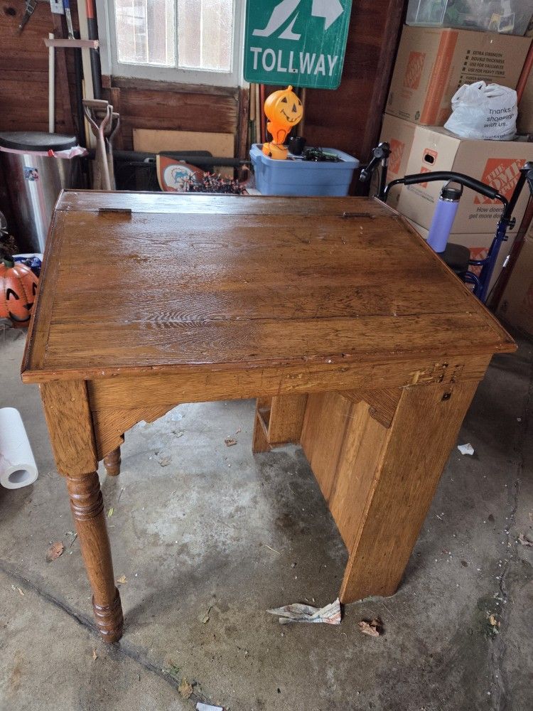 Vintage Lift Top Desk