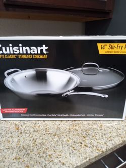 New Cuisinart 14 in Stir-Fry Pan