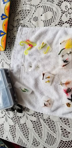 fly fishing lures. $6 extra if delivered