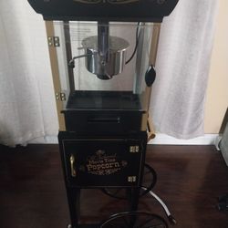 Nostalgia Popcorn Machine 47" Inch Mint 