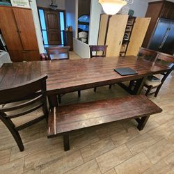 10' Table And Hutch