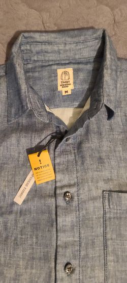 HIROSHI KATO NEW Shirt -LIGHT Índigo ZISE M