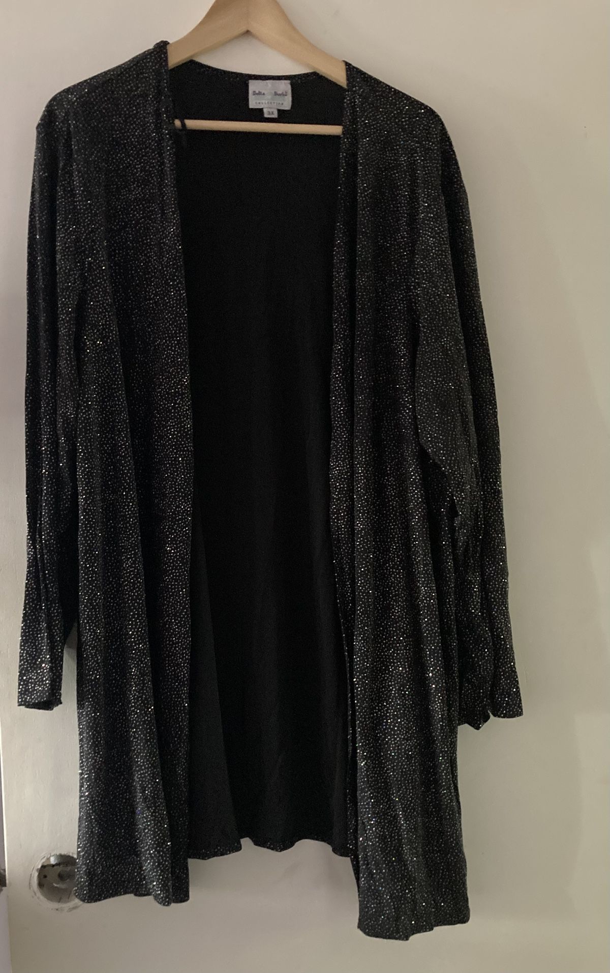 Delta Burke Glitter Cardigan Size 3X