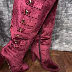 Burgundy Boots