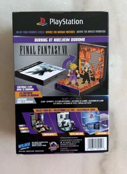 Playstation Diorama Console Heroes Series Final Fantasy VII 7 Cloud - IN HAND
