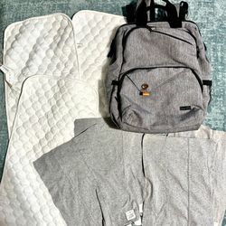 BEST Diaper Bag! Hap Tim Diaper Bag / Blue Snail / Burt’s Bees Bundle