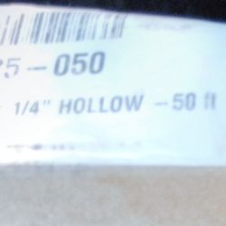 1/4" Hollow Core Cable 50ft (2)