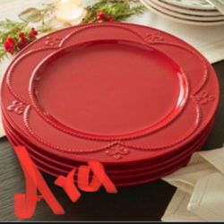 Set De  4 Platos Grandes 