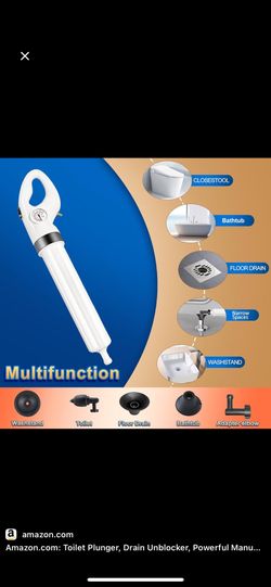 Air Pressure Manual Drain Cleaner – New in Box