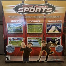 RARE Jakks Pacific Triple Header Sports Video Game