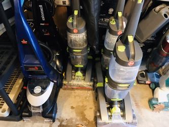 Working Carpet Shampooers