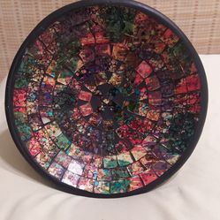 Plato Adorno Mosaico 