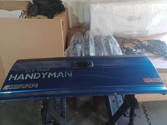 1(contact info removed) GMC Sierra 1(contact info removed)HD 3500 Tailgate Blue OEM Chevy Silverado