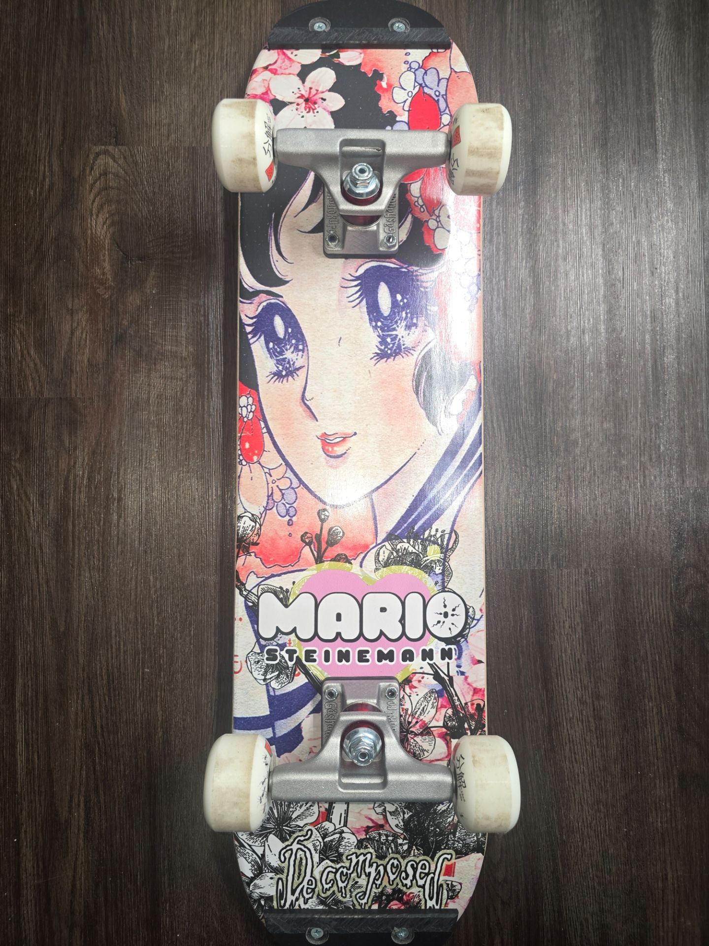 Custom Freestyle Skateboard - Decomposed