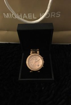 Authentic Rose Gold Michael Kors Watch