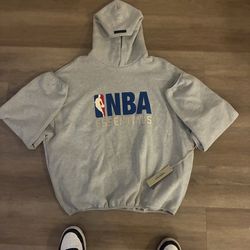 Grey NBA essentials hoodie
