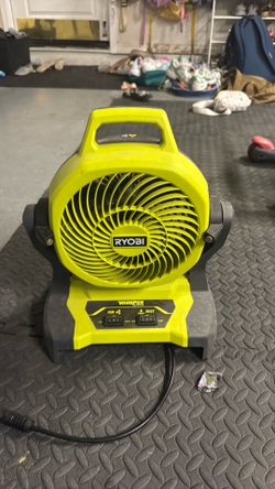RYOBI ONE+ 18V Cordless Hybrid WHISPER SERIES 7-1/2 in. Fan