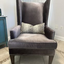 Grey Accent Chair 