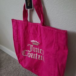 NEW Juicy Couture Hot Pink Shoulder Bag, Tote, Large