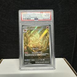 2023 POKEMON OBF EN-OBSIDIAN FLAMES ILLUSTRATION RARE #199 NINETALES PSA 8