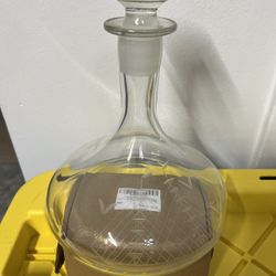 Clear Glass Decanter 