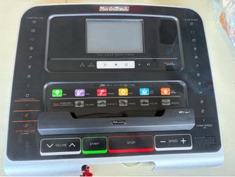 NordicTrack 1750 NTL140110 treadmill display console panel featuring a full-color touch screen.
