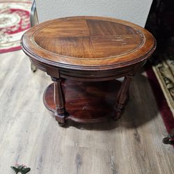 Real Wood Side Table 