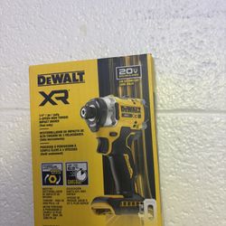 Dewalt 3-Speed High Torque 20V Cordless 1/4" Impact Driver Brushless XR