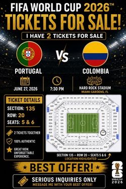⚽️ FIFA World Cup 2026 Tickets For Sale ⚽️