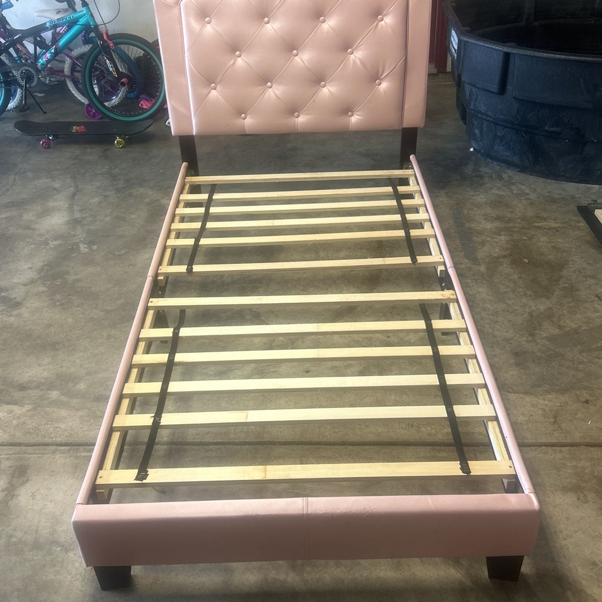 Pink Twin Bed