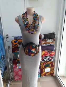 African waist bags - available in different colors, sizes and shapes