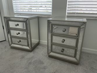 Mirrored Nightstands