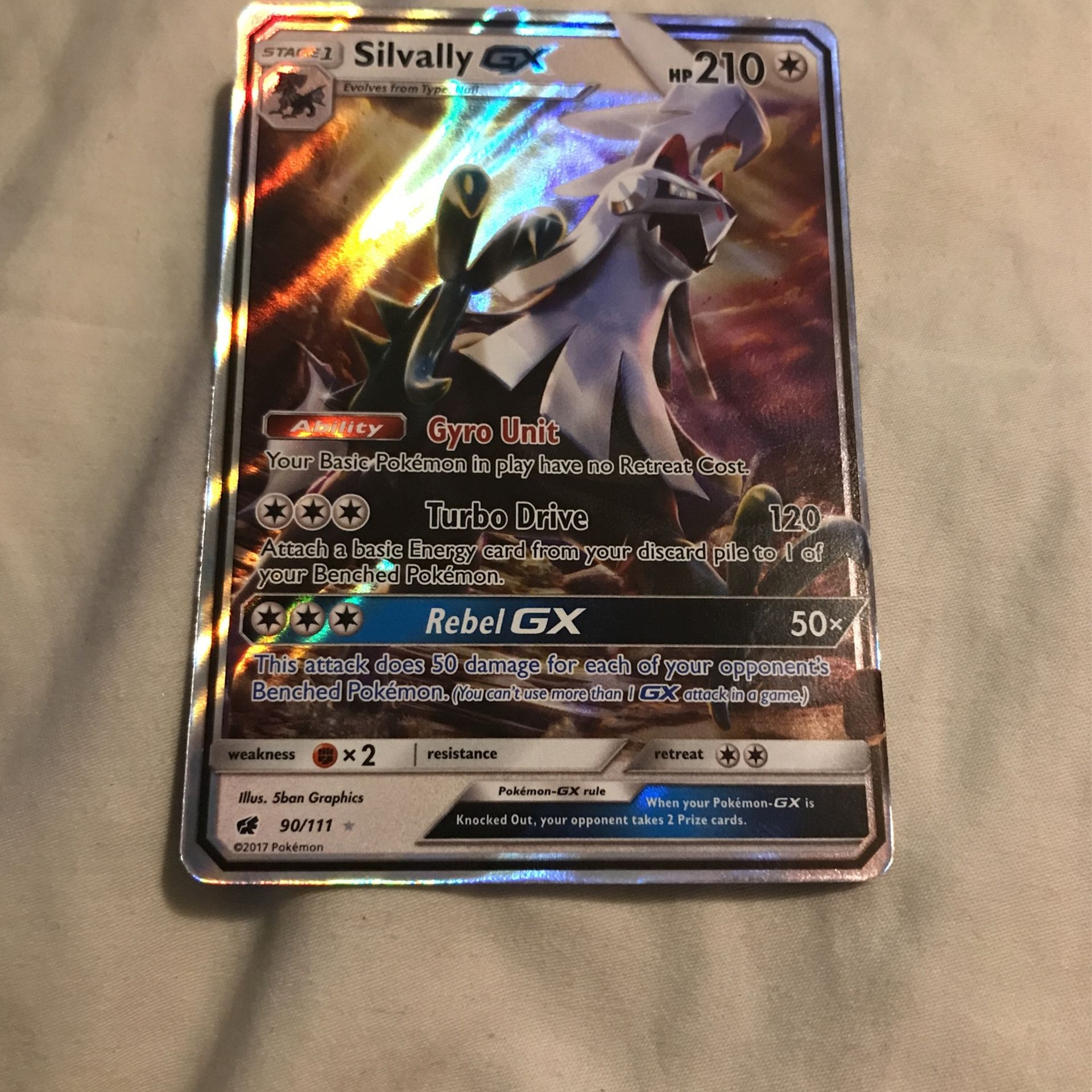 Silvally GX Pokémon Card