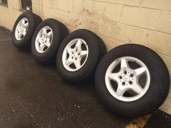 ()() 16" MERECEDES ML430 ML320 WHEELS COMPLETE SET OF 4 ()()