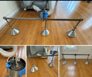 Modern Brushed Nickel 3 Light Kitchen Island Pendant Light