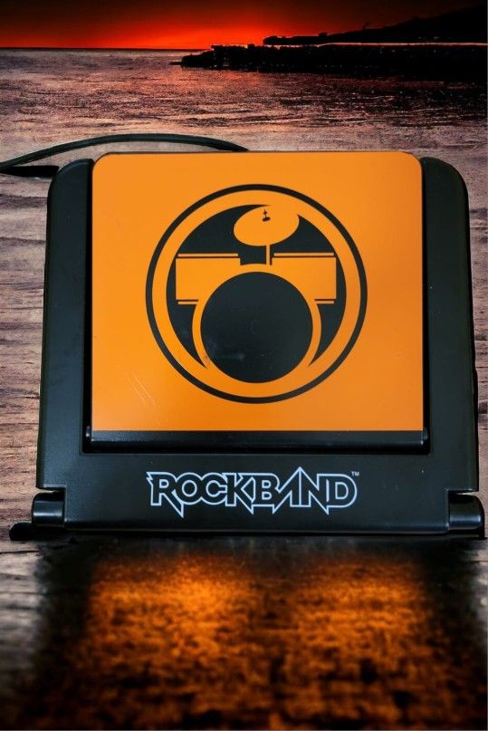 Xbox 360 ROCK BAND Portable Drum Kit KICK FOOT PEDAL ONLY Harmonix MadCatz Game!