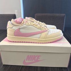 Travis Scott x Air Jordan 1 retro low OG “Shy pink”