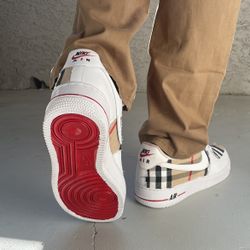 Custom Burberry AF1s ( Read Description)