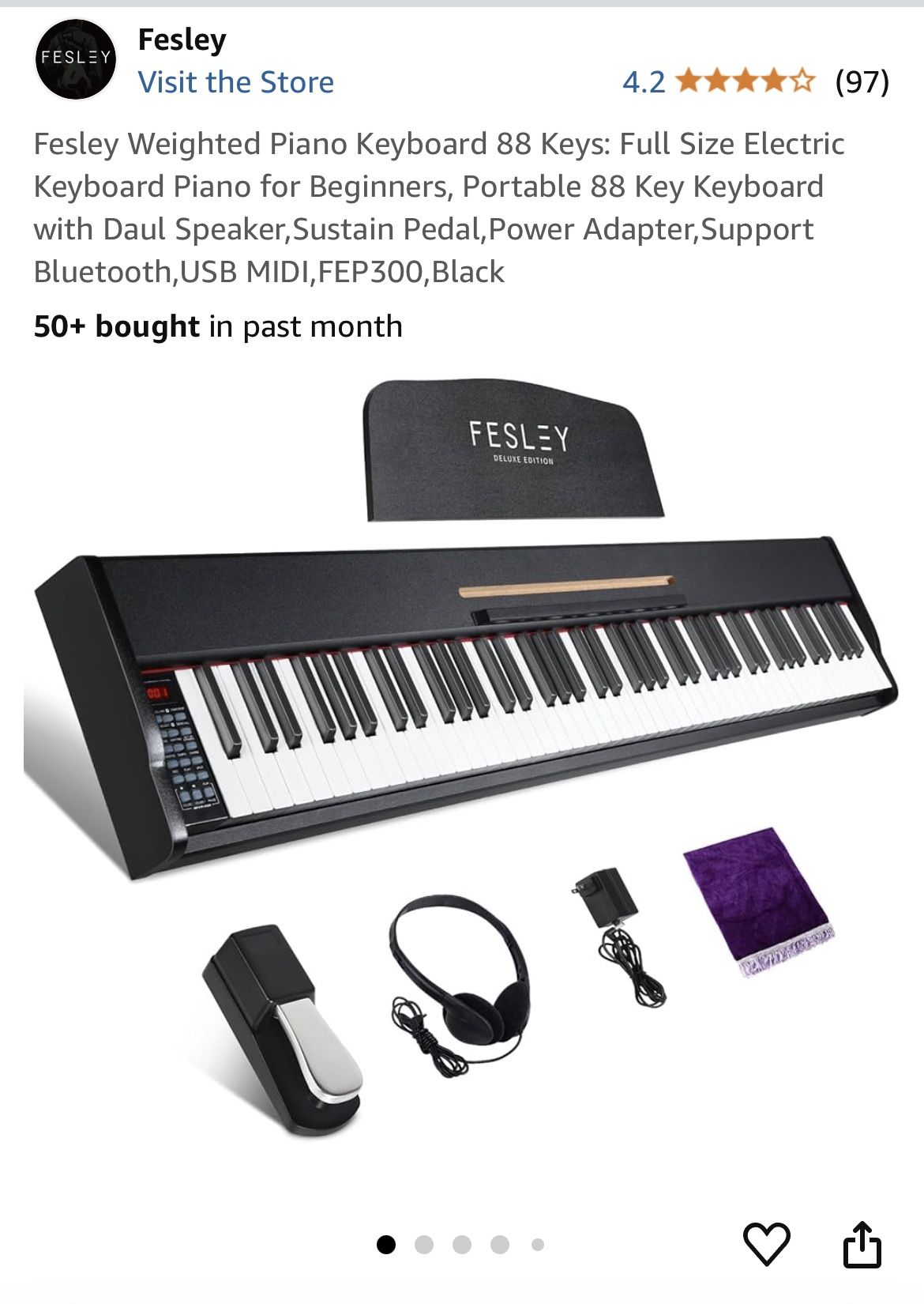 Fesley Electric Keyboard Piano