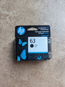 HP 63 Black Original Ink Cartridge F6U62AN #140 OEM Brand New Sealed
