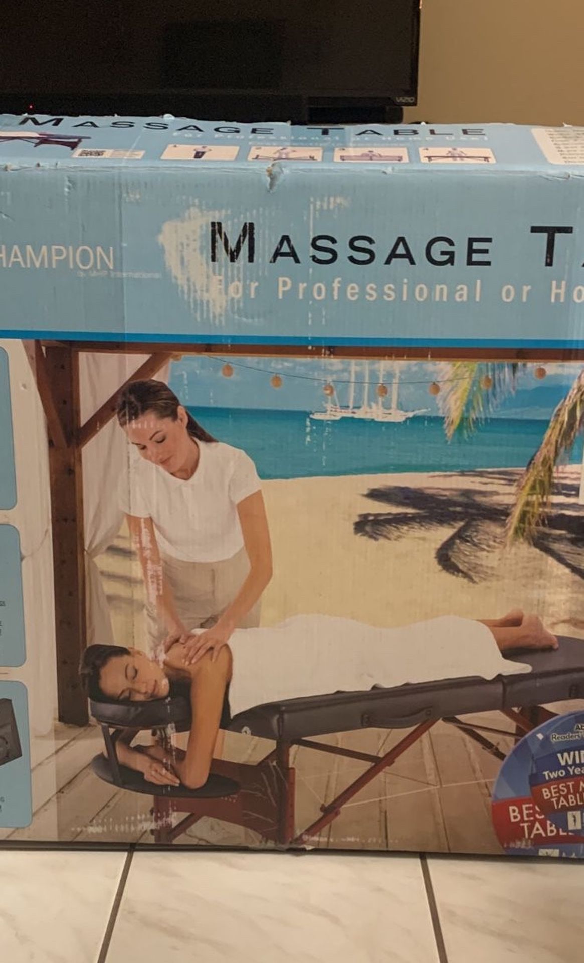 The Champion Massage Table...