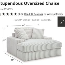 Oversized Chaise