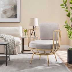 Modern Swivel Velvet Accent Chair, New