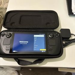 256GB Steam Deck LCD w/ Case & Charger