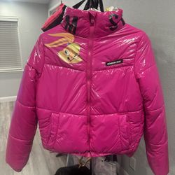 Space Jam Puffer Members Only Jacket