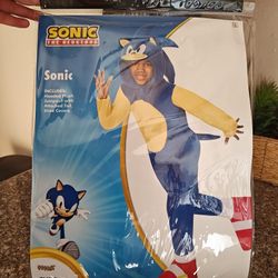 Sonic Children's Costume Size Medium 