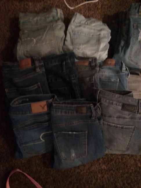 Tons Of Jeans All Sizes