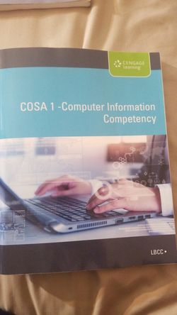 COSA 1 COMPUTER INFORMATION COMPETENCY