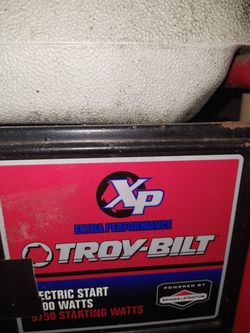 Troy bilt generator